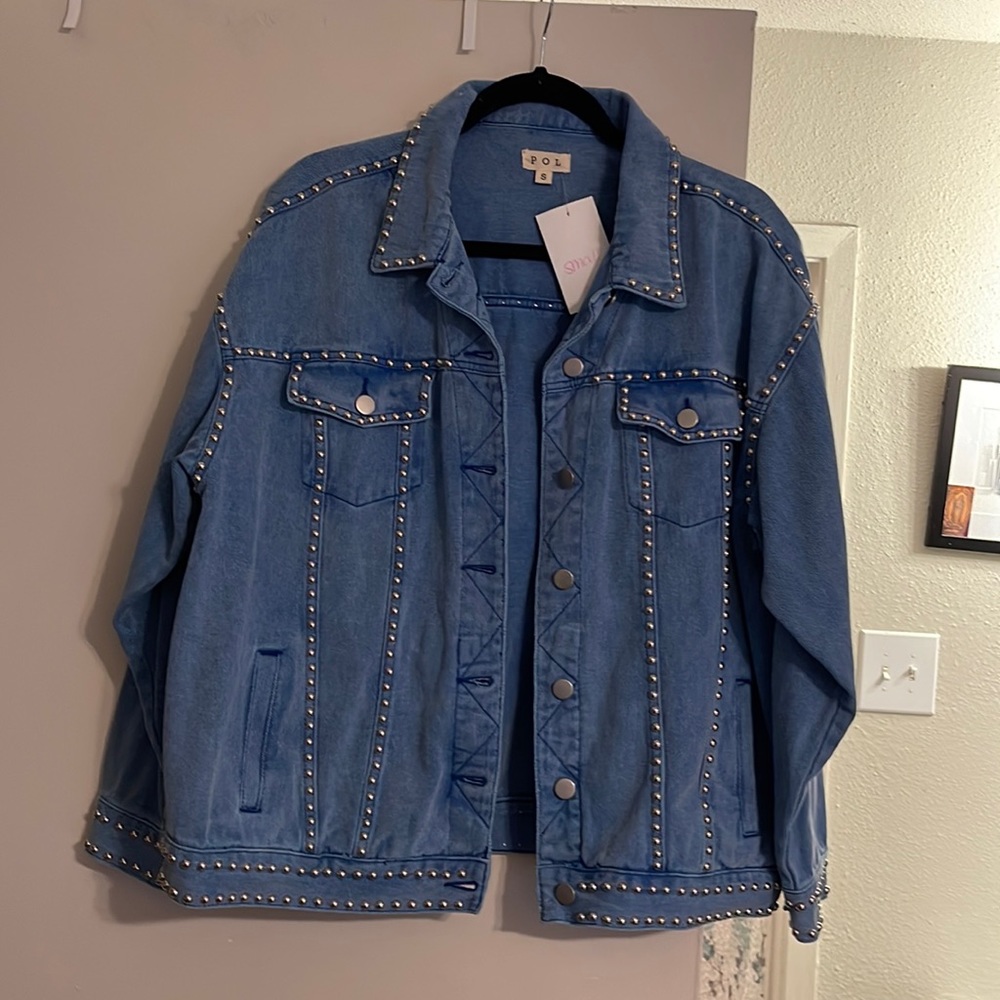 Women’s blue jean jacket size small